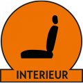 Beschädigtes Interieuer